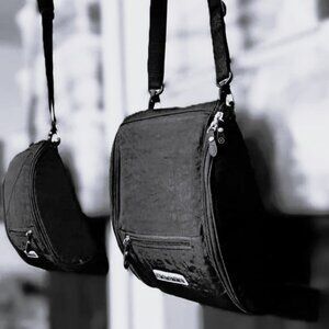 Roots Nylon Crossbody Travel/Messenger Bag Light Durable Multi-Pocket Organizer